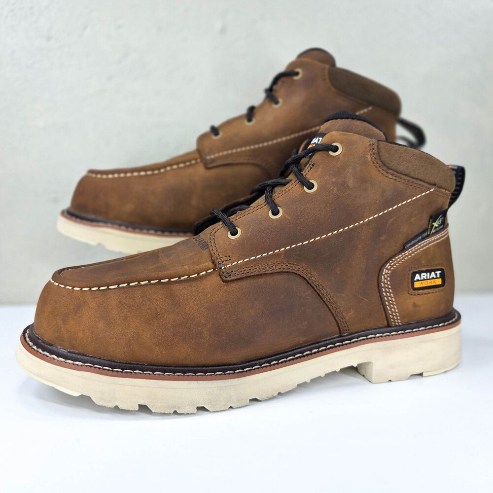Ariat Rebar Lift Chukka MetGuard Composite Toe Work Boots 10063850 Sz 12EE Wide